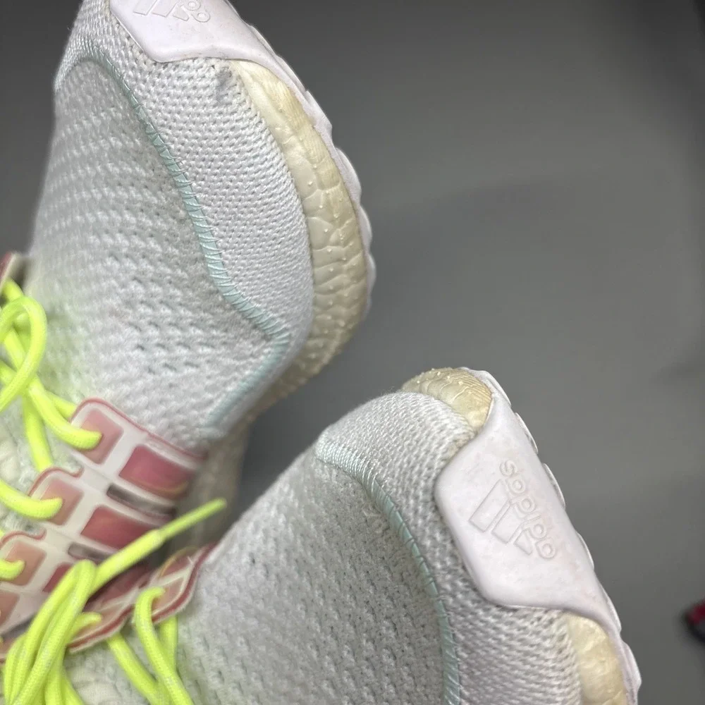 Adidas Ultra Boost 1.0 Cloud 8.5 White Bliss Pink Lucid Lemon Running Sneakers